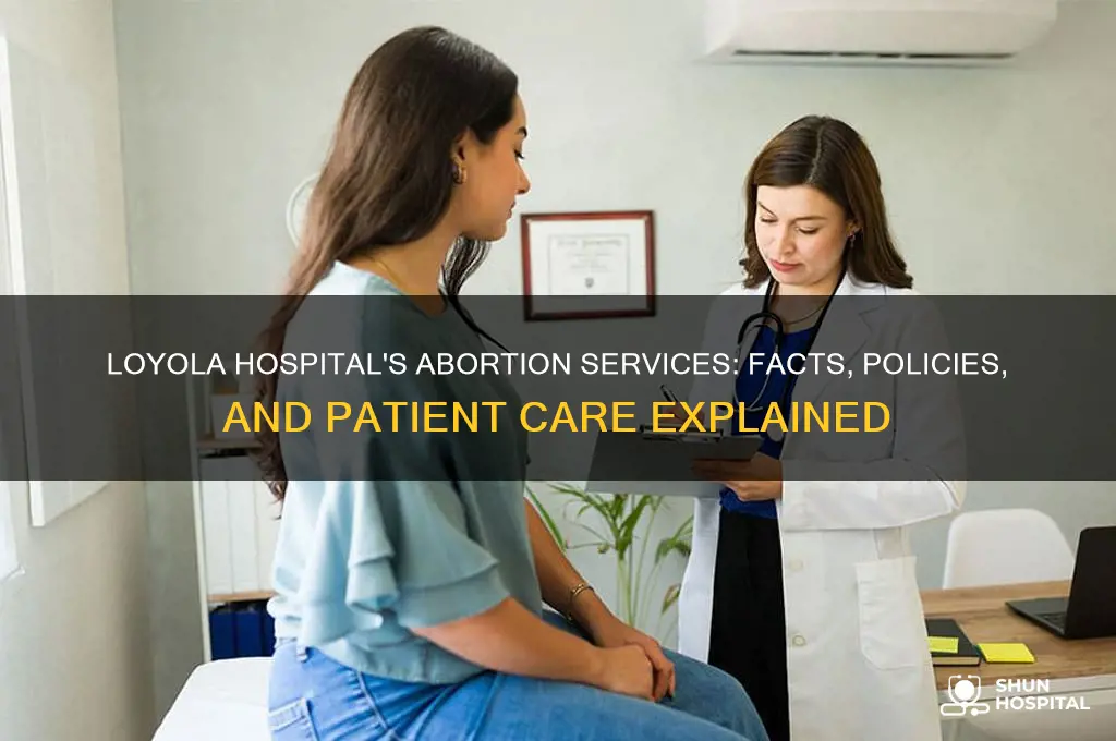 does loyola hospital perform abortions