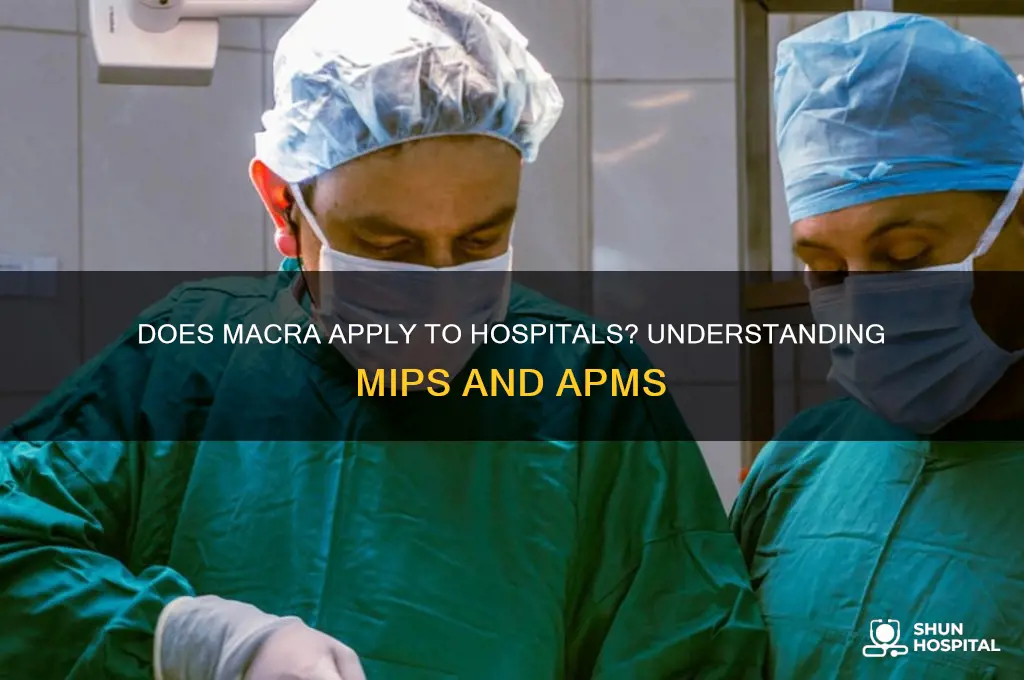 does macra apply to hospitals