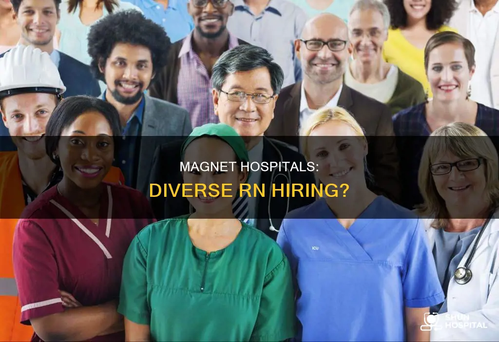 does magnet hospital hire less color rn