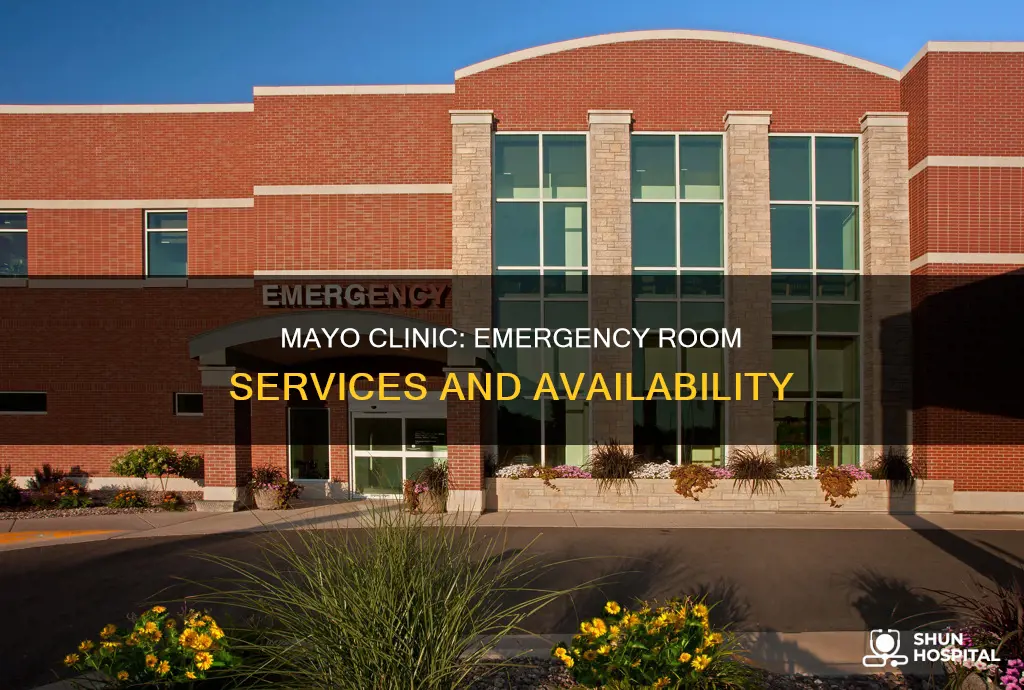 does mayo hospital have an emergency room