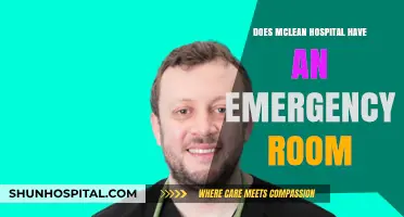 McLean Hospital: Emergency Room Availability and Services