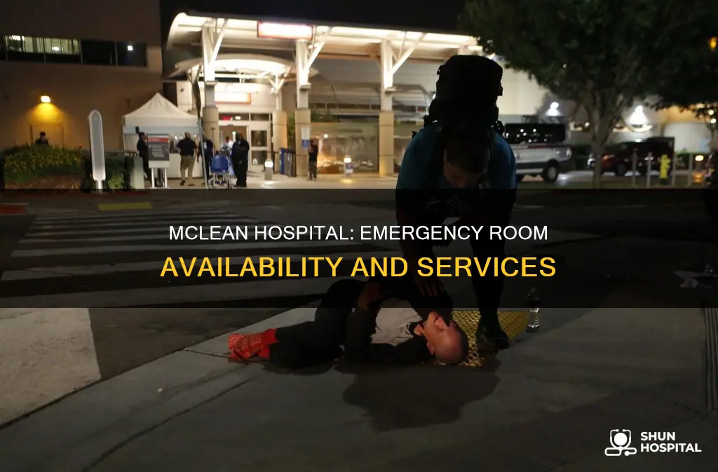 does mclean hospital have an emergency room