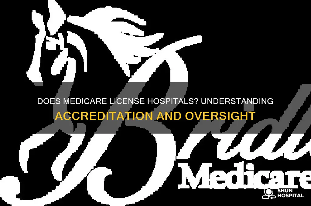 does medicare license hospitals
