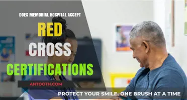 Memorial Hospital: Red Cross Certifications Accepted?