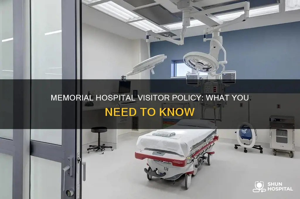 does memorial hospital allow visitors
