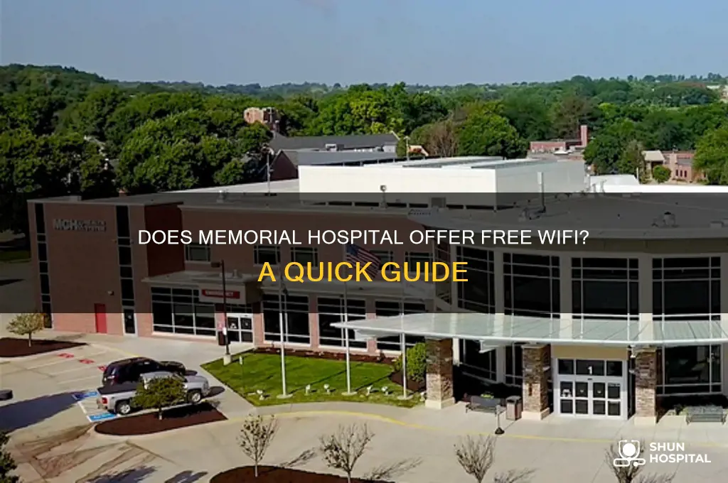 does memorial hospital have wifi