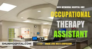Memorial Hospital: Occupational Therapy Assistant Hiring