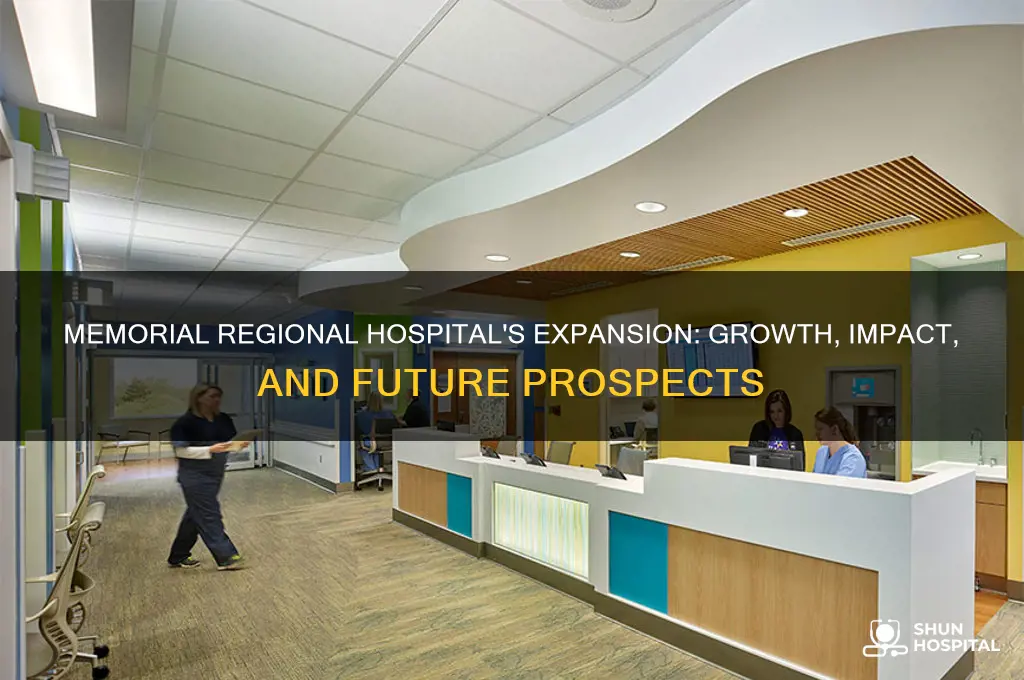 does memorial regional hospital growing