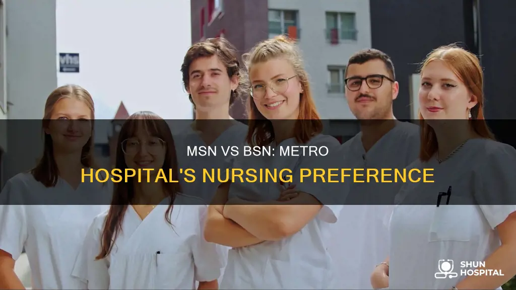 does metro hospital want msn or bsn