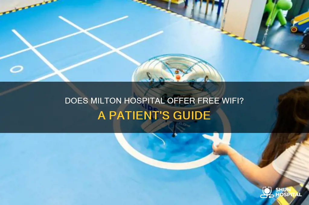 does milton hospital have wifi
