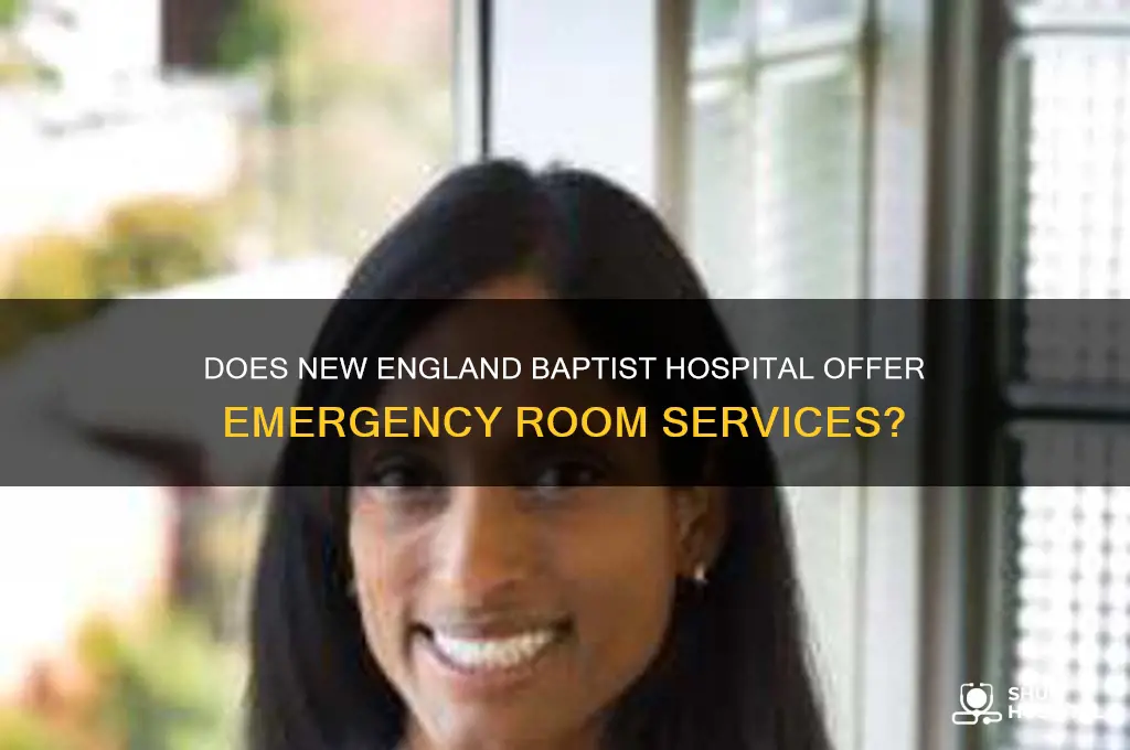 does new england baptist hospital have an emergency room