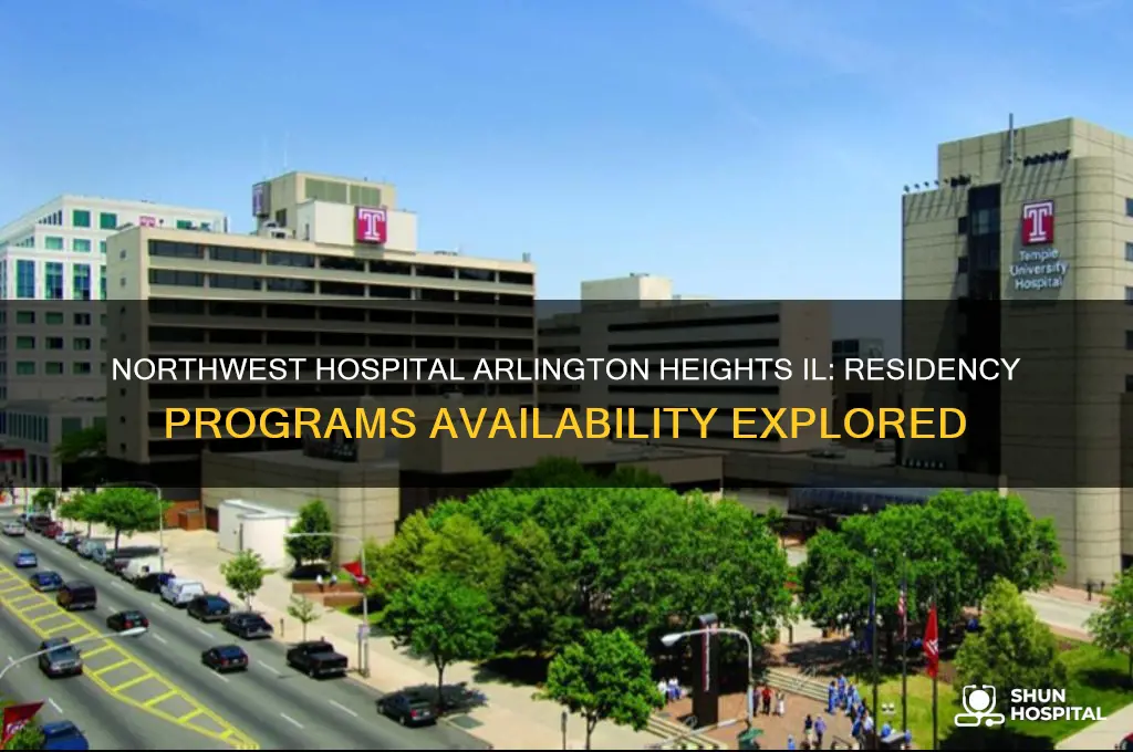 does northwest hospital arlington heights il have residency prpgrams