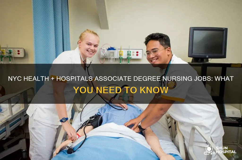 does nyc health and hospitals hire associate degree nurse