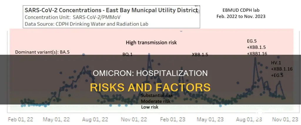 does omicron put you in the hospital