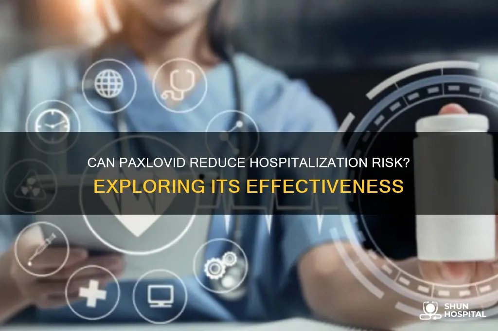 does paxlovid prevent hospitalization