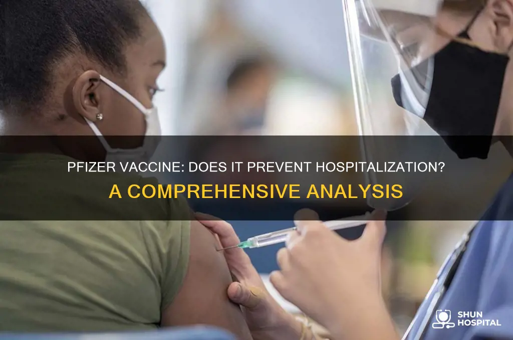 does pfizer prevent hospitalization