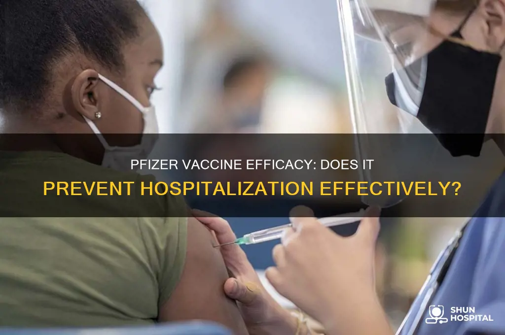 does pfizer vaccine prevent hospitalization