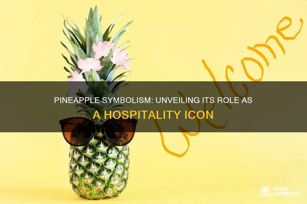 does pineapple represent hospitality