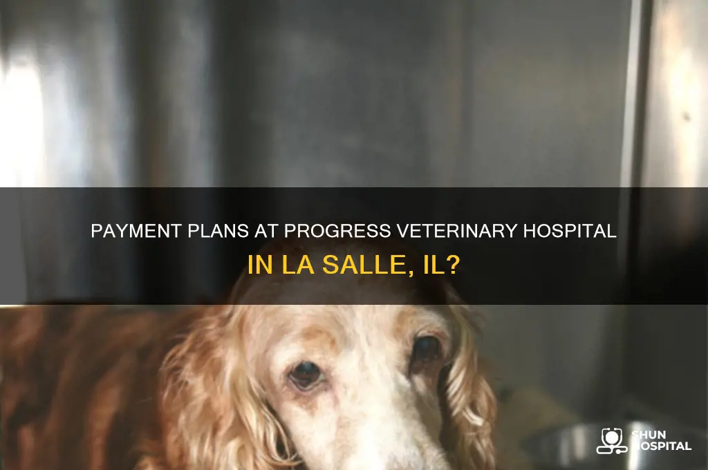 does progress veterinary hospital have payment plans la salle il