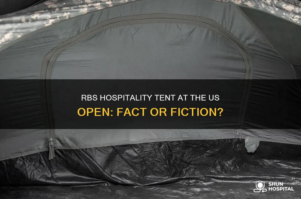 does rbs have a hospitality tent at the us open