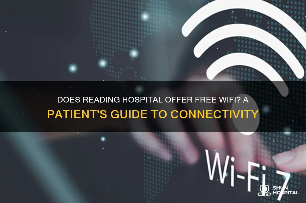 does reading hospital have wifi