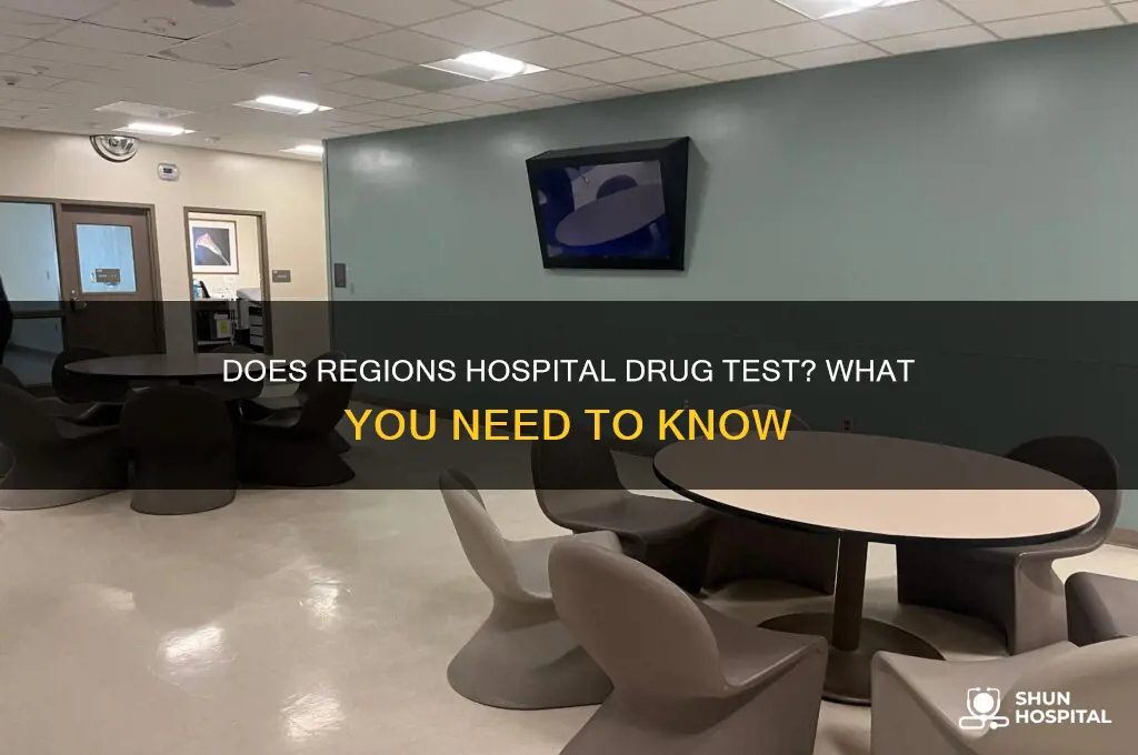does regions hospital drug test