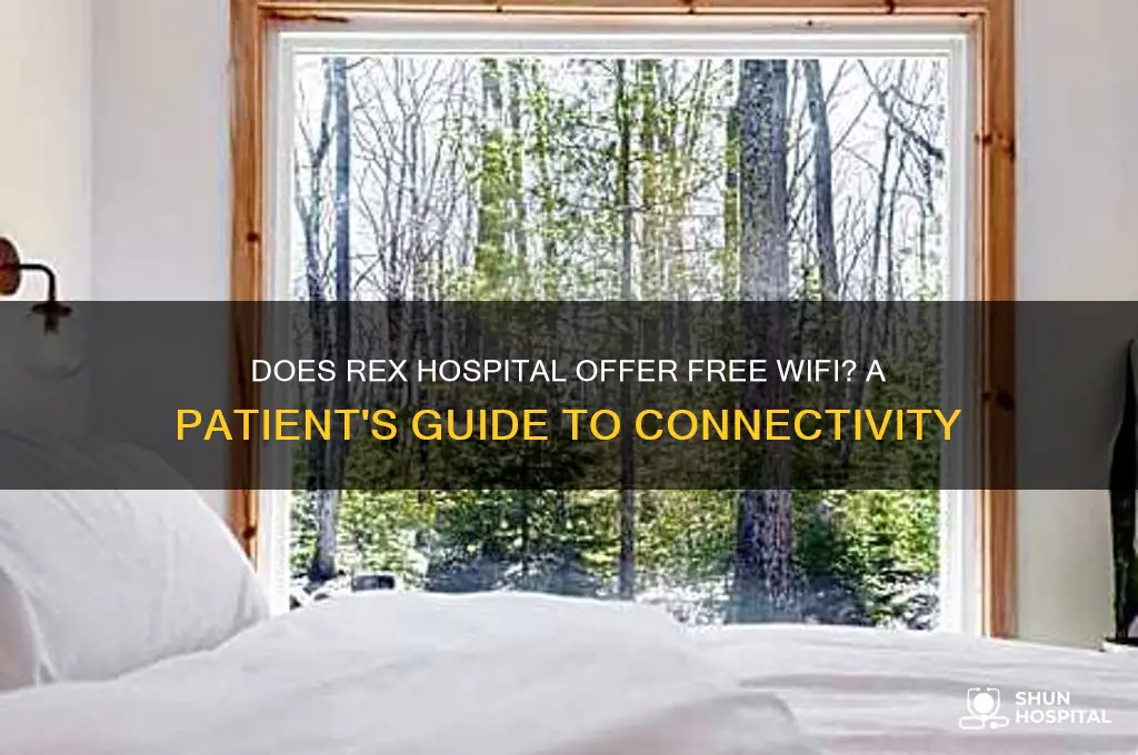 does rex hospital have wifi