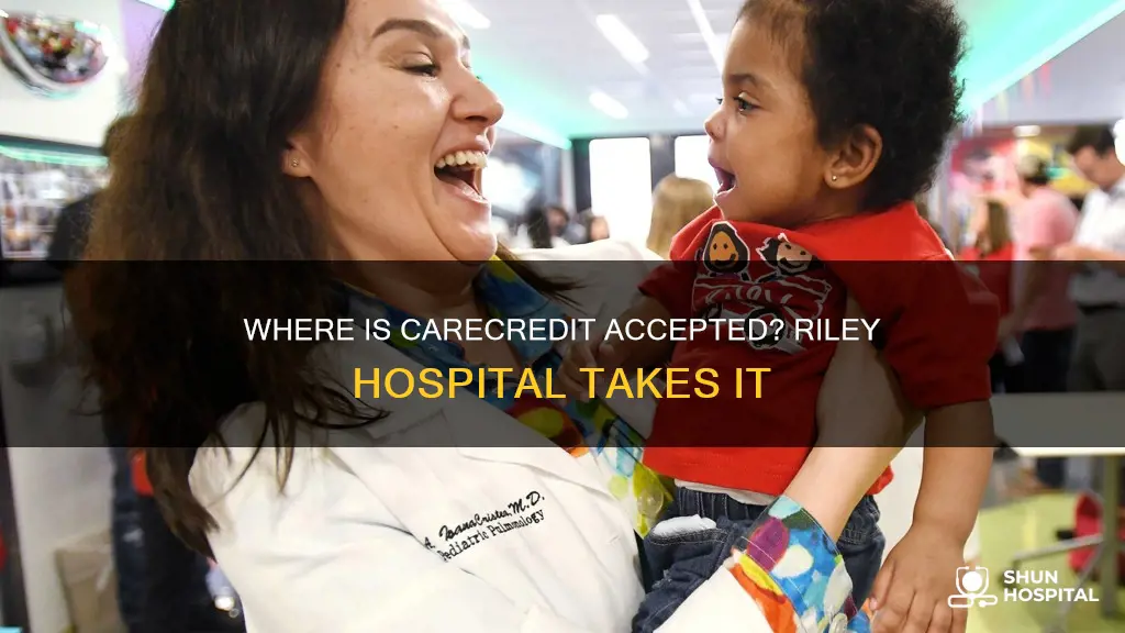 does riley hospital accept care credit card