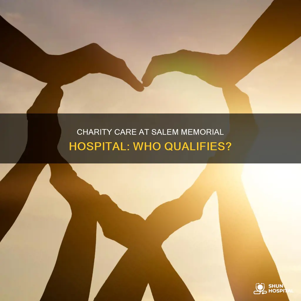 does salem memorial hospital do charity care