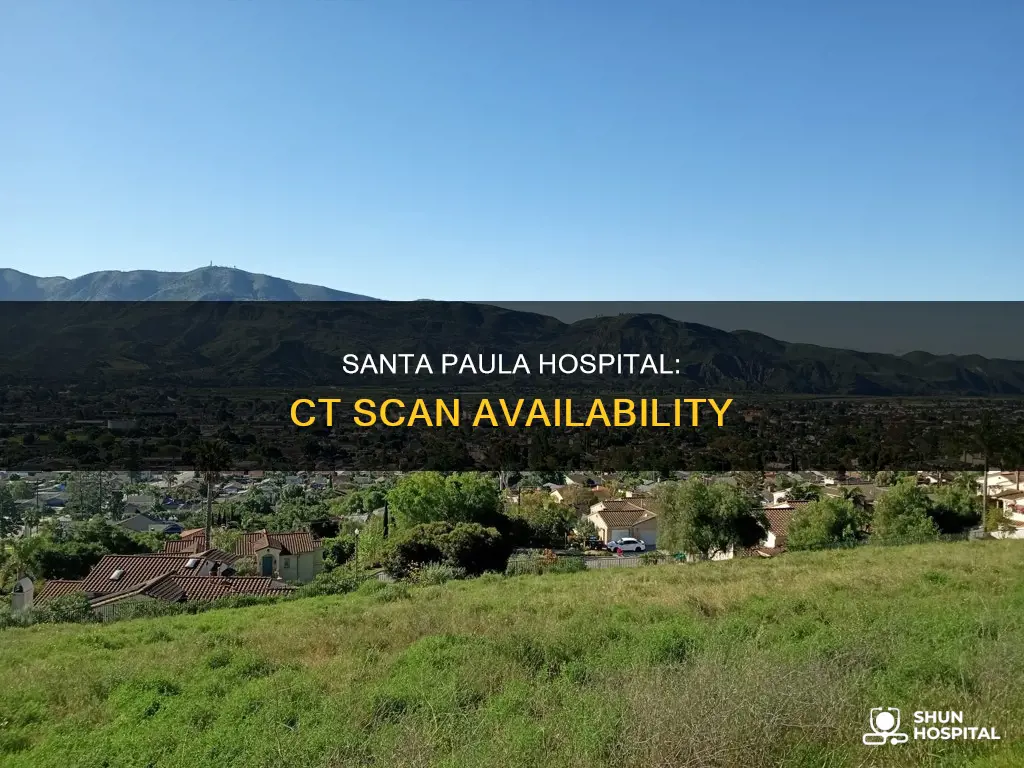 does santa paula hospital have a catscan