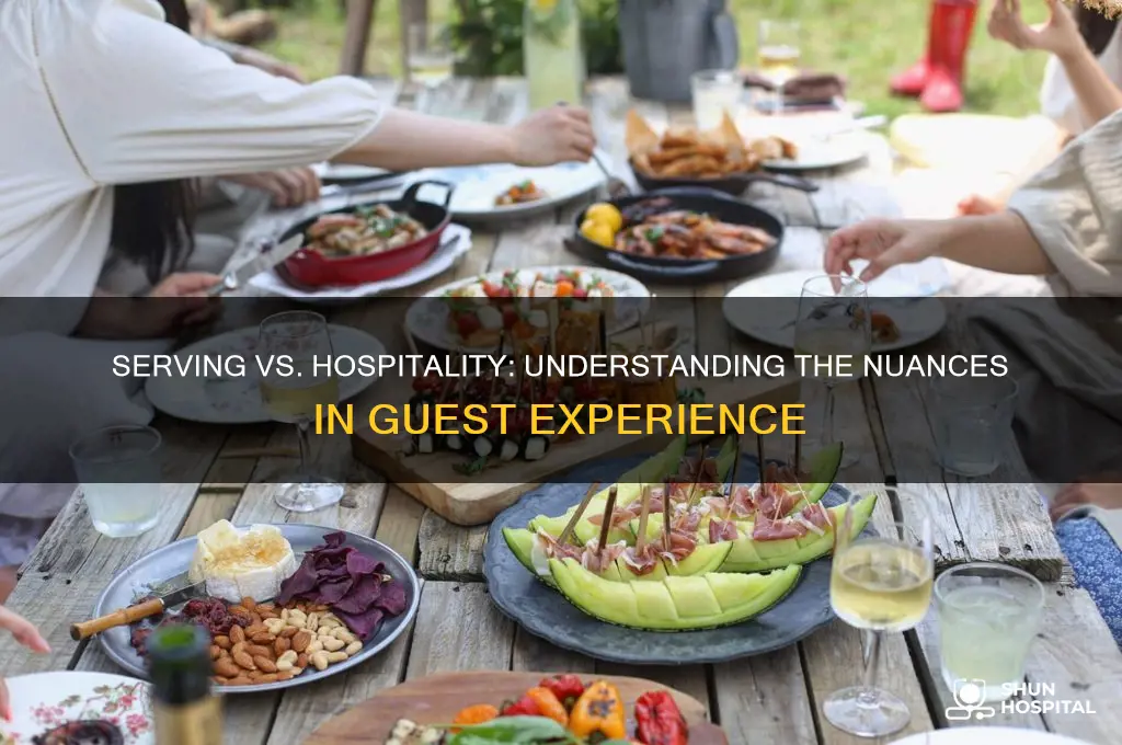 does serving count as hospitality