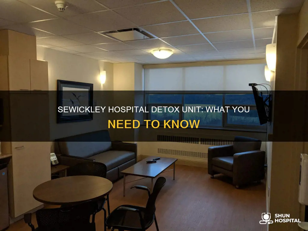does sewickley hospital have a detox unit