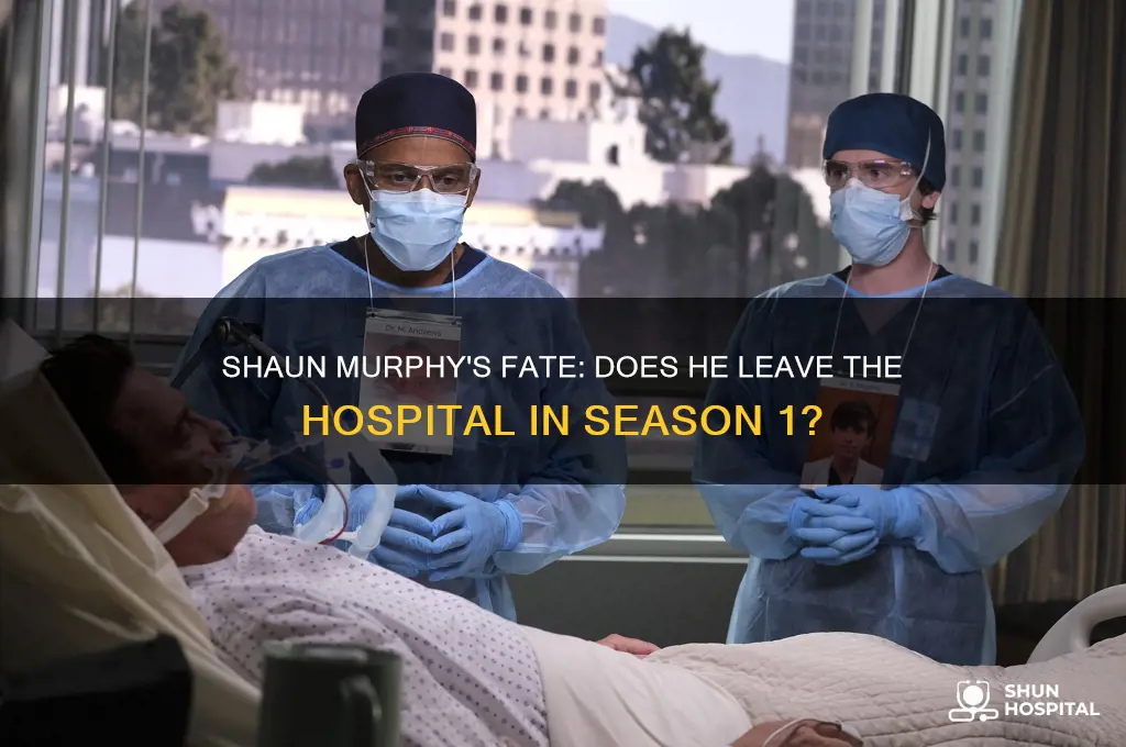 does shaun murphy leave the hospital in season 1