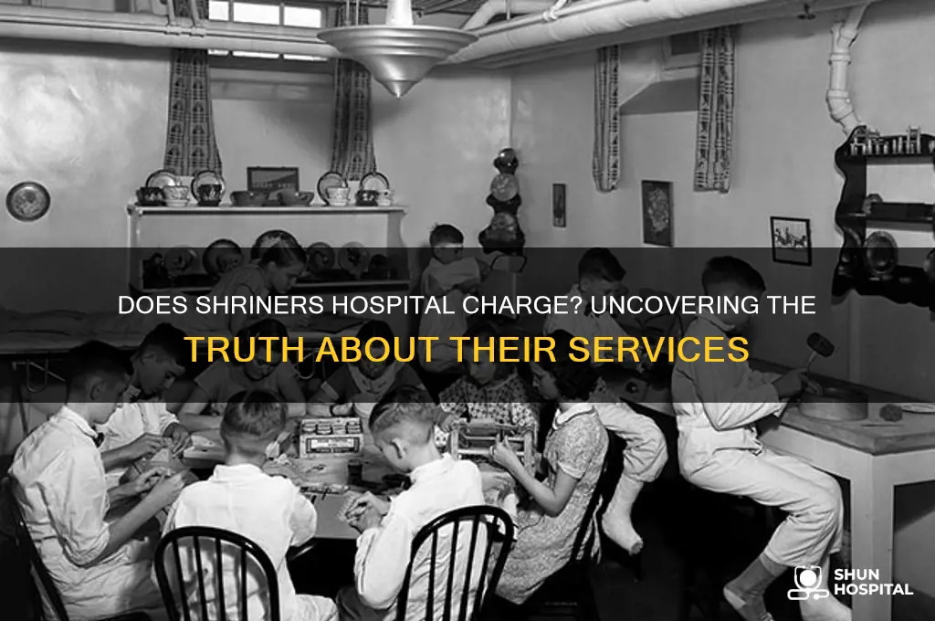 does shriners hospital charge