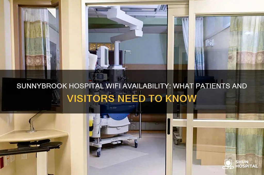 does sunnybrook hospital have wifi