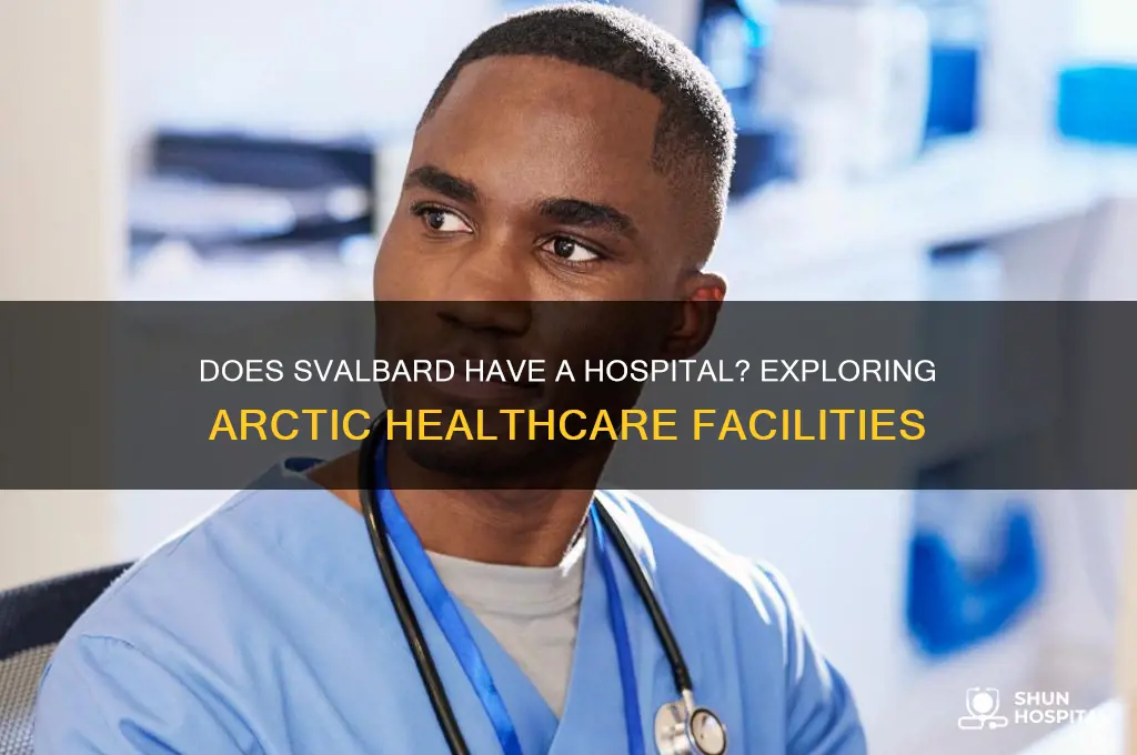 does svalbard have a hospital
