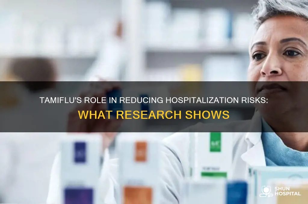 does tamiflu prevent hospitalization