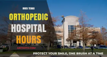 Texas Orthopedic Hospital Hours: What You Need to Know