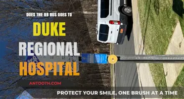 Does the 9B Bus Route Include Duke Regional Hospital?