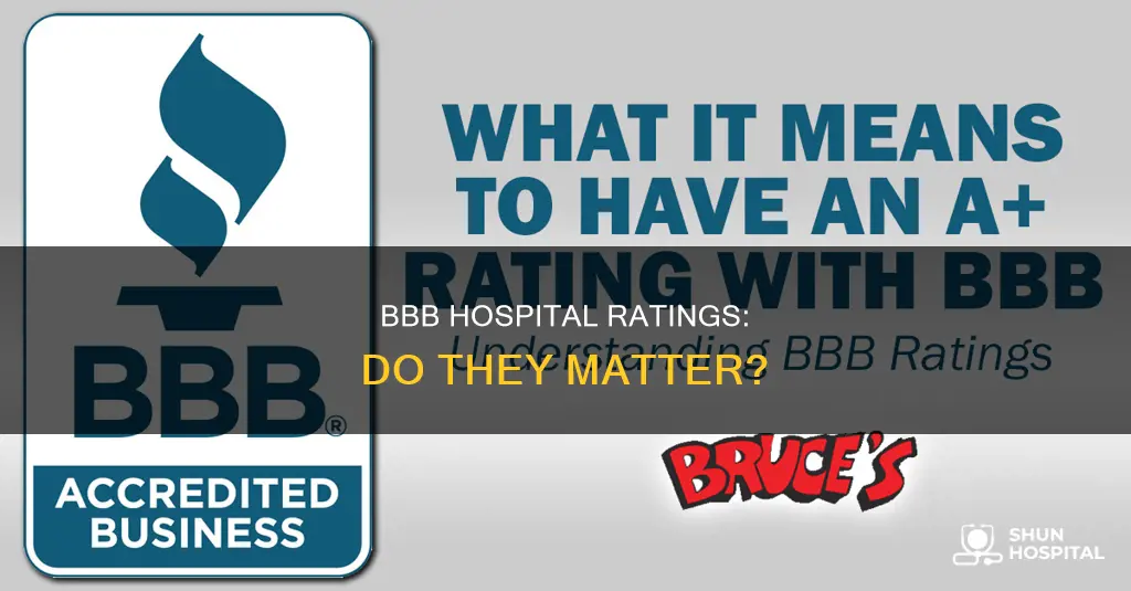 does the better business bureau rate hospitals