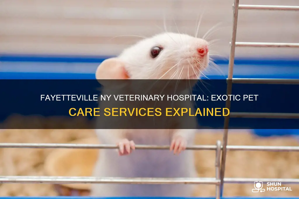 does the fayetteville ny veterinary hospital do exotic pets
