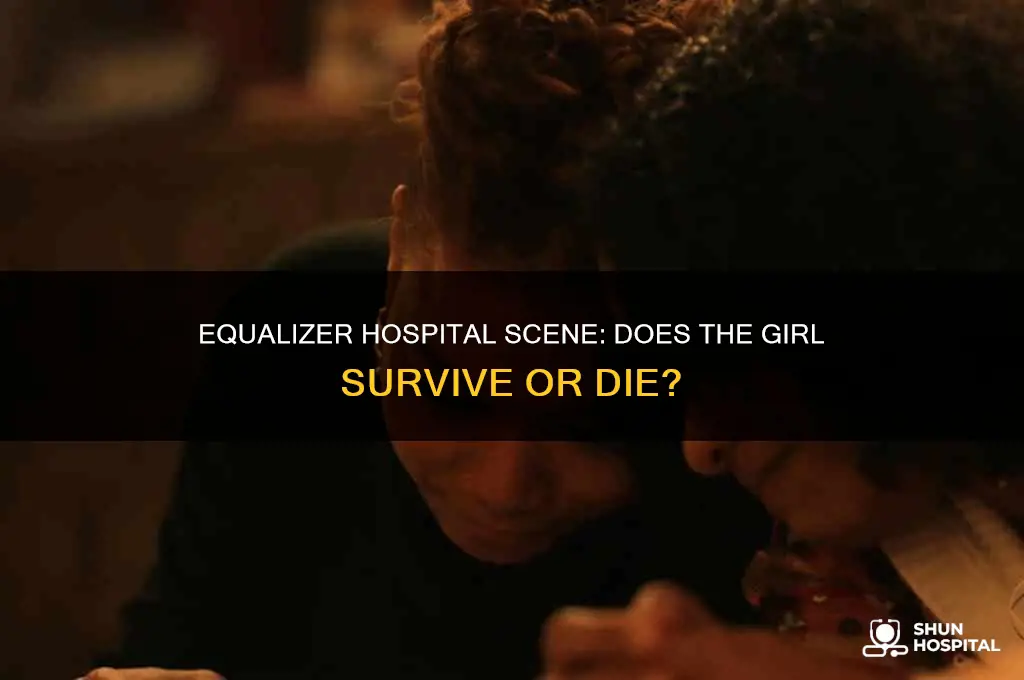 does the girl in the hospital in equalizer die