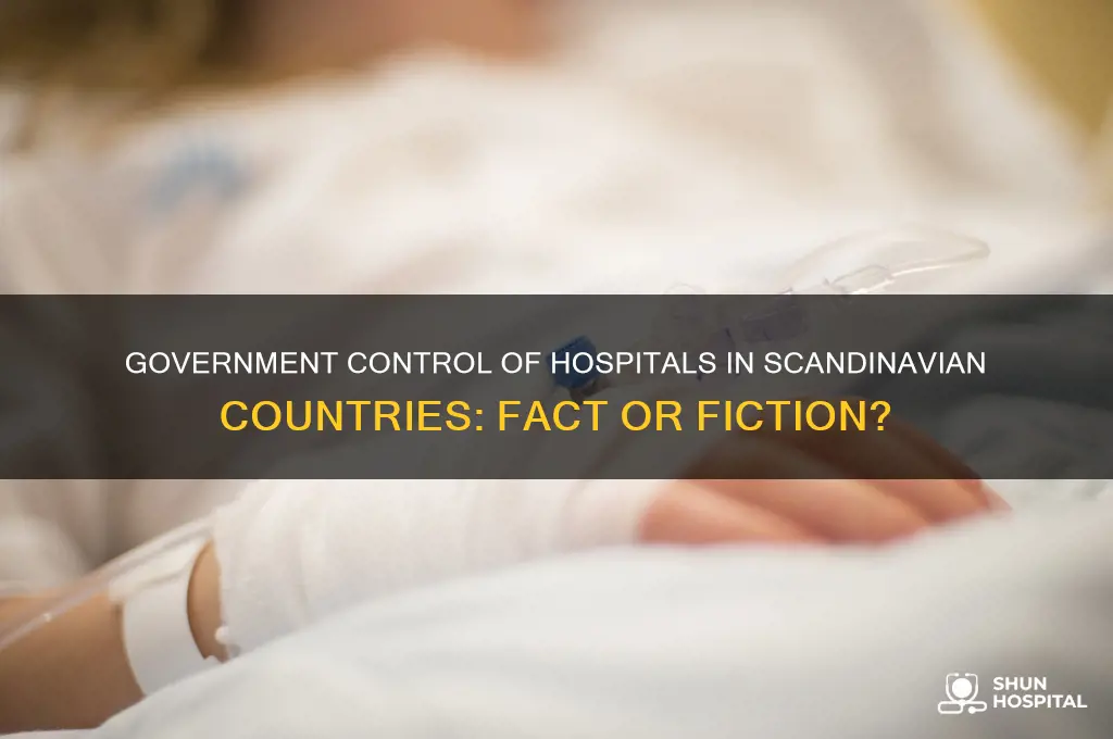 does the government control the hospitals in scandanavian countries