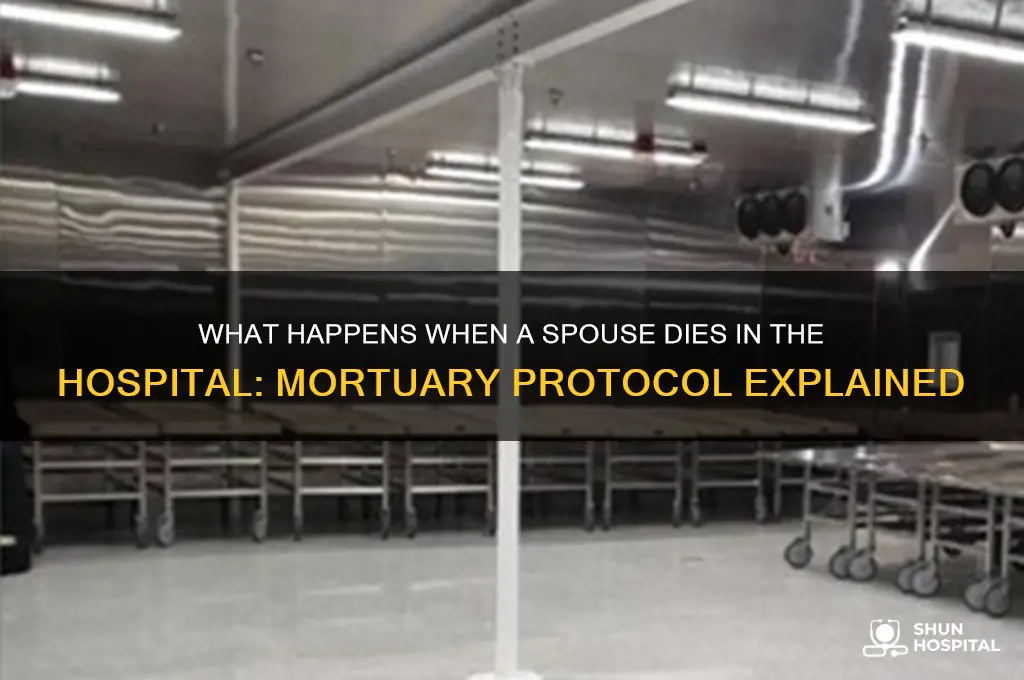 does the hospital call the mortuary whena spouse dies