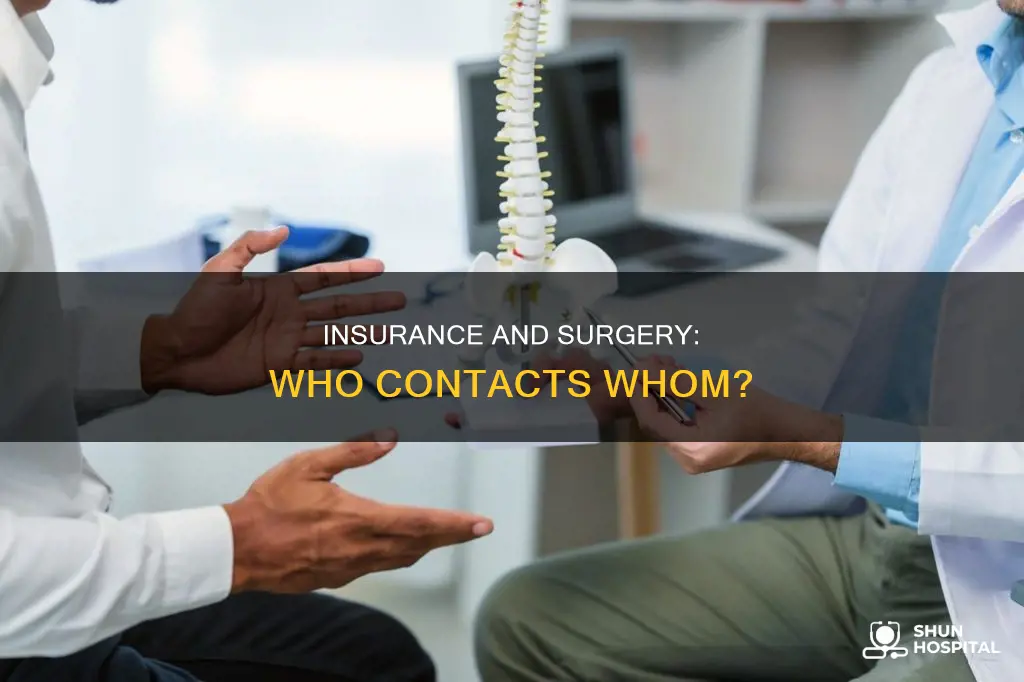 does the hospital contact insuramce before surgery