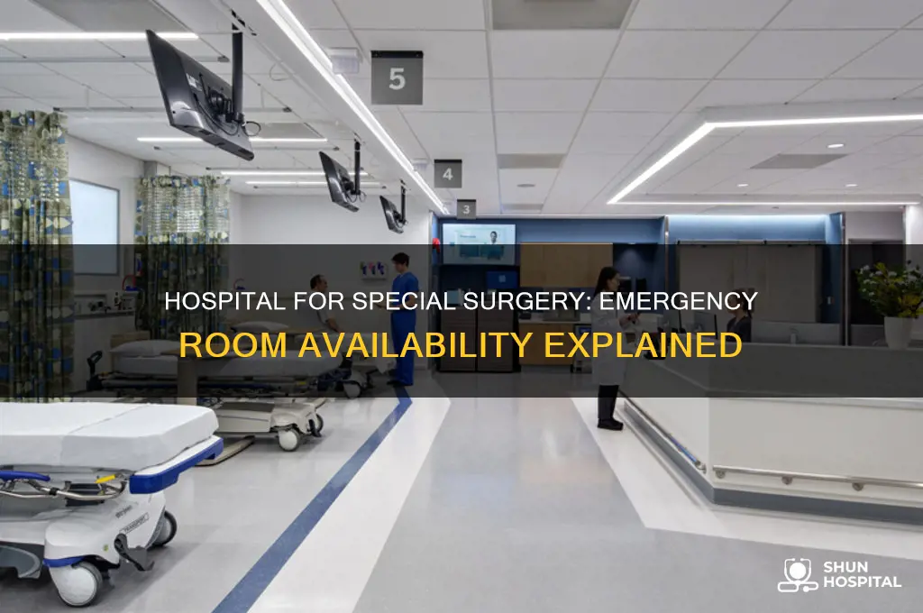 does the hospital for special surgery have an emergency room