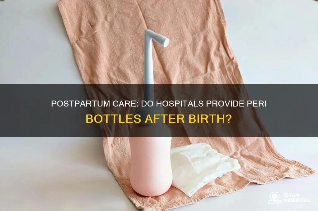 does the hospital give you a peri bottle after birth
