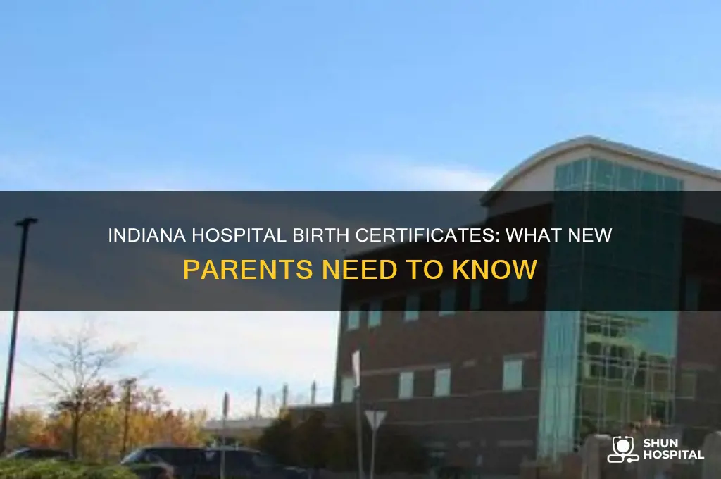does the hospital in indiana give you a birth certificate