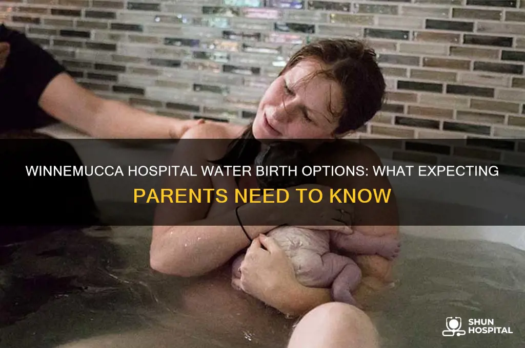 does the hospital in winnemucca have water birth options