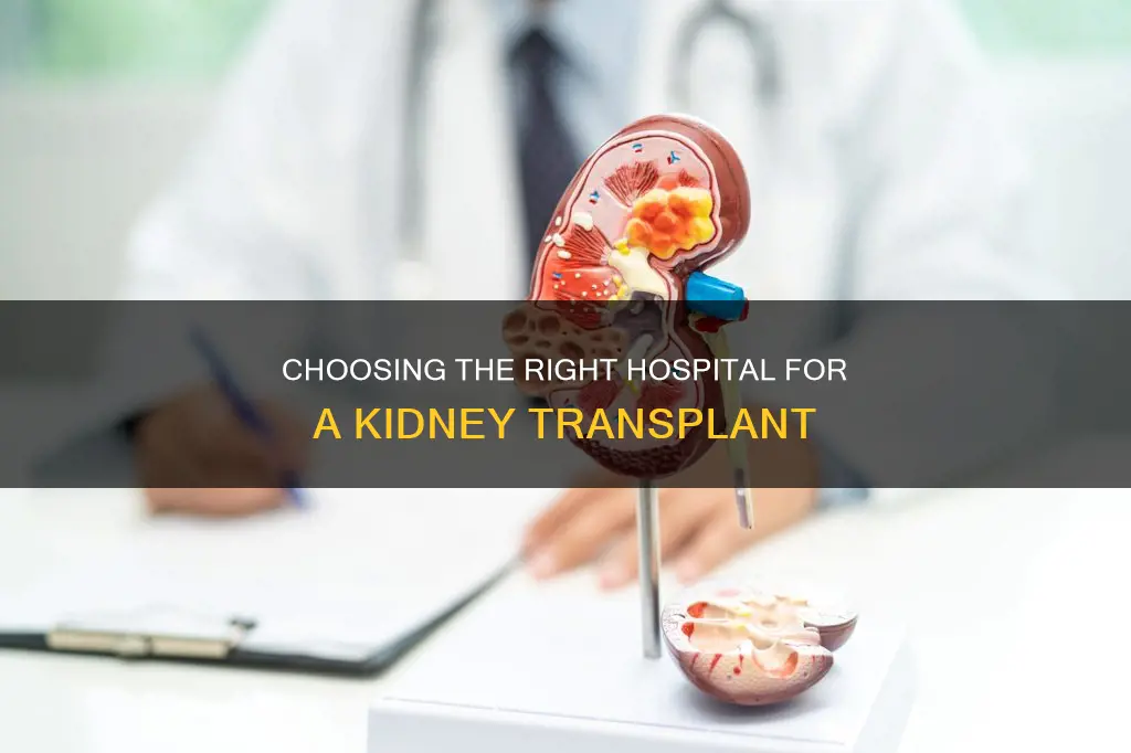 does the hospital matter for kidney transplant